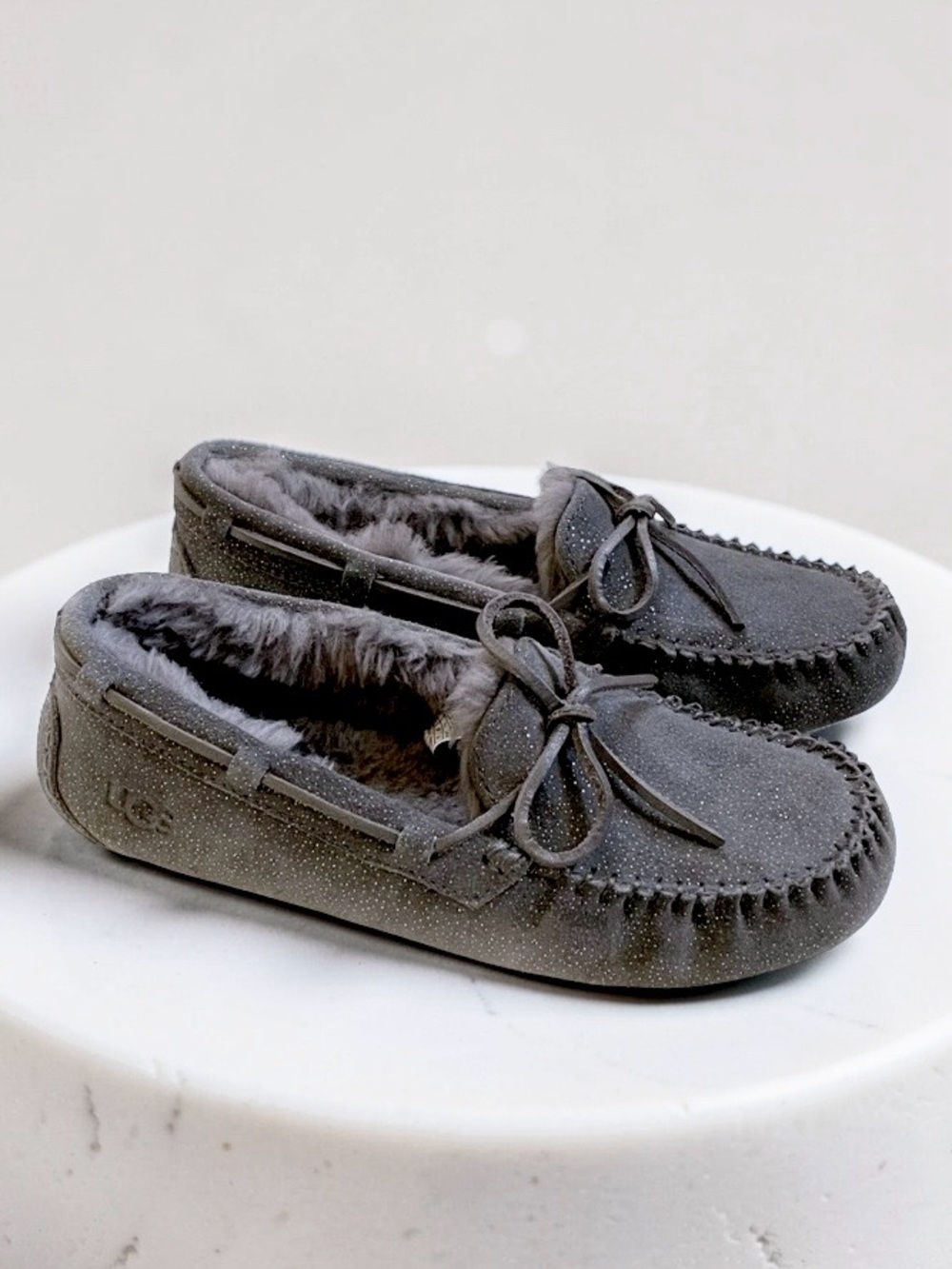 UGG Dakota Milky Way Moccasin Slipper, Size 8